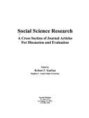 Tapa de Social Science Research