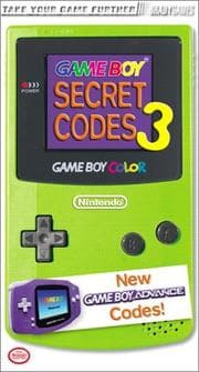 Tapa de Game Boy Secret Codes 3 Pocket Guide