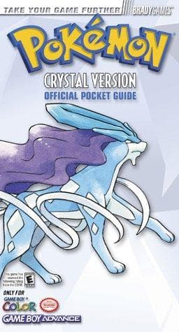Tapa de Pokémon Crystal Official Pocket Guide