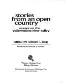 Tapa de Stories from an Open Country