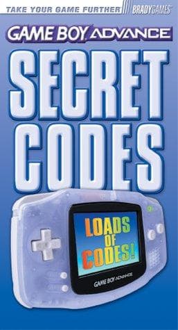 Tapa de Game Boy Advance secret codes