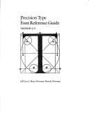 Tapa de Precision Type font reference guide