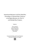 Tapa de International education in the new global era