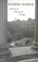 Tapa de Robert Burns Selected Poems & Songs
