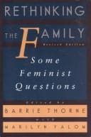 Tapa de Rethinking the Family