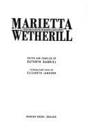 Tapa de Marietta Wetherill