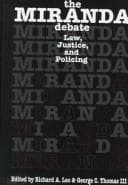 Tapa de The Miranda debate