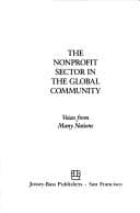 Tapa de The nonprofit sector in the global community