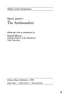 Tapa de Henry James's The ambassadors
