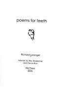 Tapa de poems for teeth