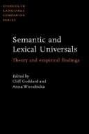 Tapa de Semantic and Lexical Universals