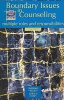Tapa de Boundary Issues in Counseling