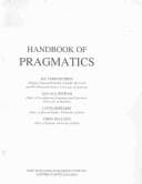 Tapa de Handbook of Pragmatics Manual