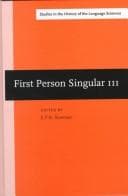 Tapa de First person singular III