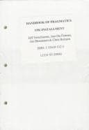 Tapa de Handbook of Pragmatics