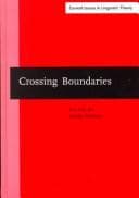 Tapa de Crossing boundaries