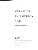 Tapa de Ceramics in America 2002 (Ceramics in America)