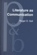 Tapa de Literature As Communication