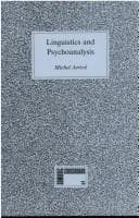Tapa de Lingustics and psychoanalysis