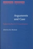 Tapa de Arguments and Case