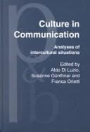 Tapa de Culture in communication