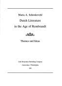 Tapa de Dutch literature in the age of Rembrandt