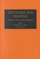Tapa de Discourse and meaning