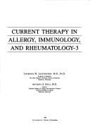 Tapa de Current therapy in allergy, immunology, and rheumatology, 3