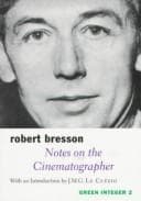 Tapa de Notes on the Cinematographer (Sun and Moon Classics)