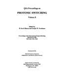 Tapa de OSA proceedings on photonic switching