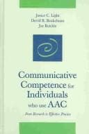 Tapa de Communicative competence for individuals who use AAC