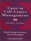 Tapa de Cases in call center management