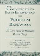 Tapa de Communication-Based Intervention for Problem Behavior