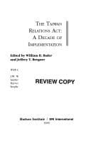 Tapa de The Taiwan Relations Act