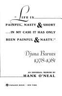 Tapa de Djuna Barnes Life Is Painful Nasty