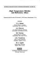 Tapa de High temperature silicides and refractory alloys