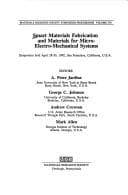 Tapa de Smart materials fabrication and materials for micro-elctro-mechanical systems