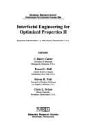 Tapa de Interfacial engineering for optimized properties II