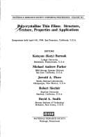 Tapa de Polycrystalline thin films