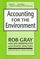 Tapa de Accounting for the Environment
