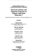 Tapa de Electrical, optical, and magnetic properties of organic solid-state materials V