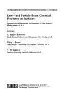 Tapa de Laser and particle-beam chemical processes on surfaces