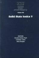 Tapa de Solid state ionics V