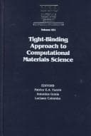 Tapa de Tight-binding approach to computational materials science