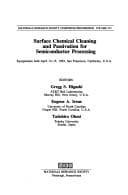 Tapa de Surface chemical cleaning and passivation for semiconductor processing