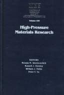 Tapa de High-Pressure Materials Research