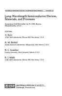 Tapa de Long-wavelength semiconductor devices, materials, and processes