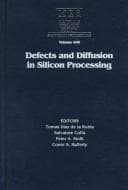 Tapa de Defects and diffusion in silicon processing