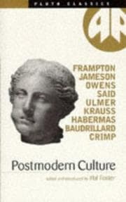 Tapa de Postmodern Culture (Pluto Classics)
