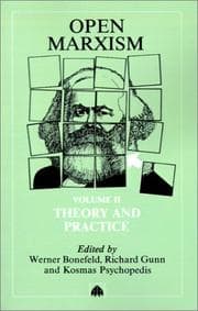 Tapa de Open marxism